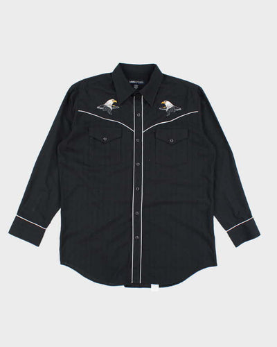Vintage MWG Embroidered Western Shirt - L