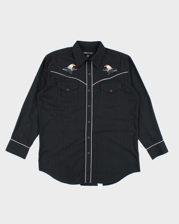 Vintage MWG Embroidered Western Shirt - L