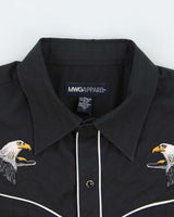 Vintage MWG Embroidered Western Shirt - L