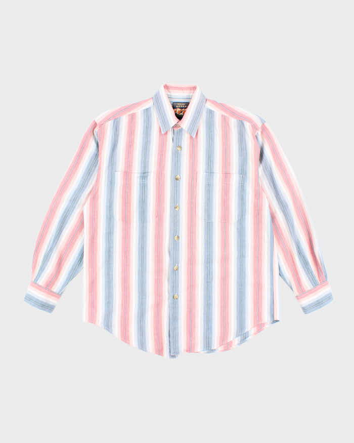 Vintage High Sierra Striped Long Sleeve Shirt - M