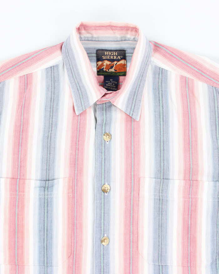 Vintage High Sierra Striped Long Sleeve Shirt - M