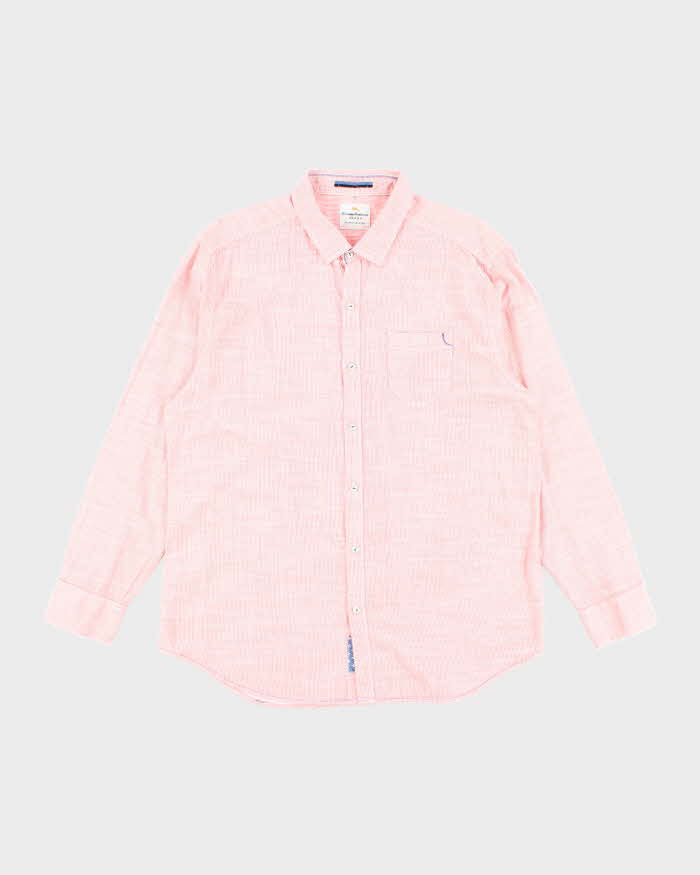 Vintage Tommy Bahama Striped Long Sleeve Shirt - XL