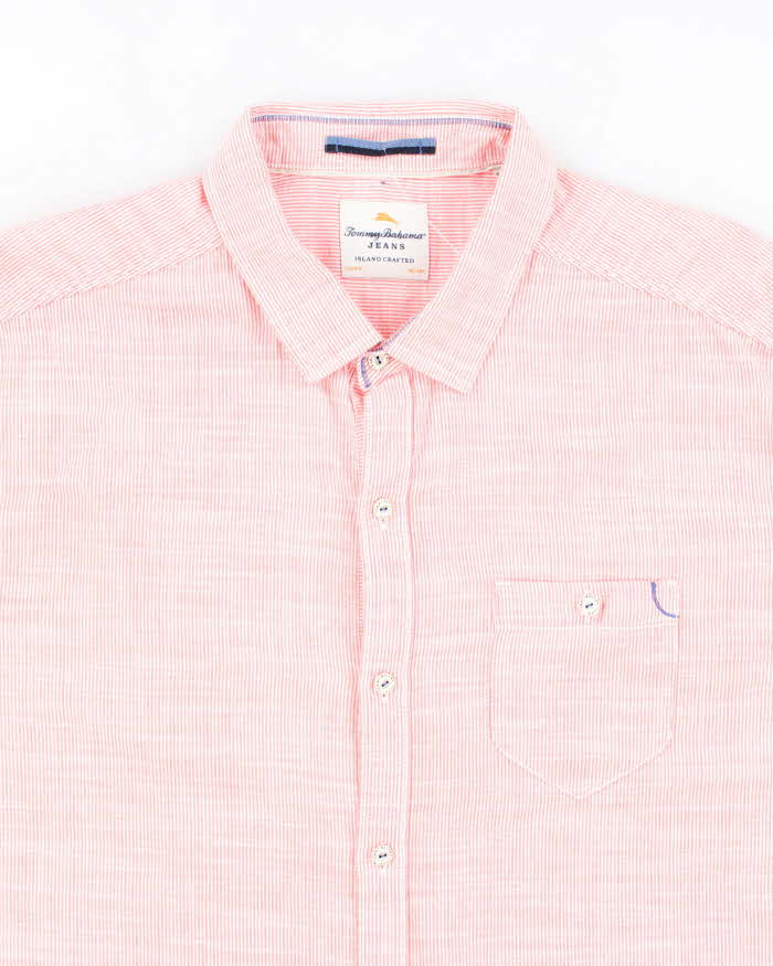 Vintage Tommy Bahama Striped Long Sleeve Shirt - XL