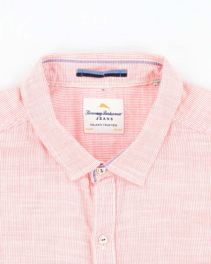 Vintage Tommy Bahama Striped Long Sleeve Shirt - XL