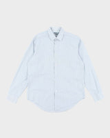 Vintage Y2K DKNY Striped Button Up Shirt - M