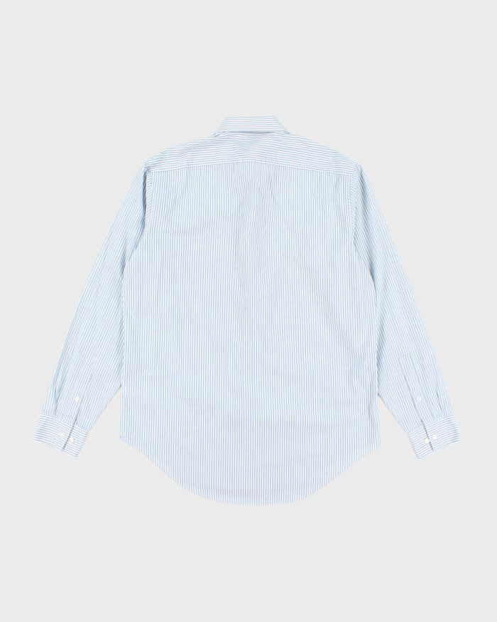 Vintage Y2K DKNY Striped Button Up Shirt - M
