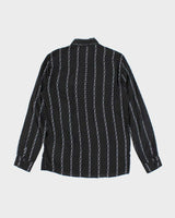 Vintage 2000's Sandro Chain Striped Button Up Shirt - M