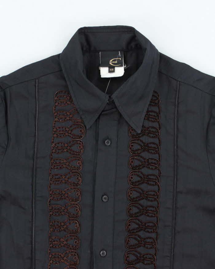 Vintage Y2K Just Cavalli Patterned Western Style Shirt - M