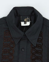 Vintage Y2K Just Cavalli Patterned Western Style Shirt - M