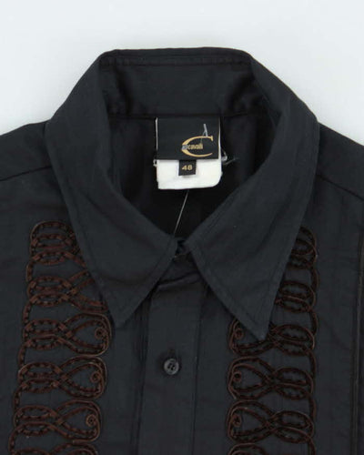 Vintage Y2K Just Cavalli Patterned Western Style Shirt - M