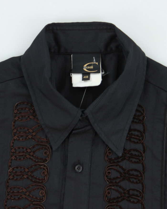 Vintage Y2K Just Cavalli Patterned Western Style Shirt - M