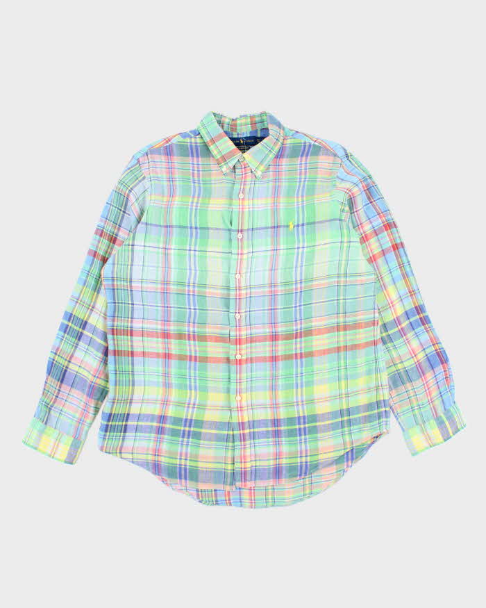 Vintage 2000's Ralph Lauren Patterned Multi-Coloured Shirt - XL