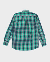 Vintage 2000's Brooks Brothers Plaid Print Button Up Shirt - M