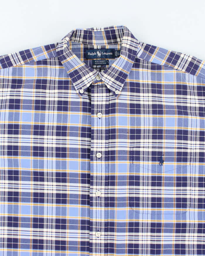 Vintage Y2K Ralph Lauren Heavyweight Button Up Flannel Shirt - XL