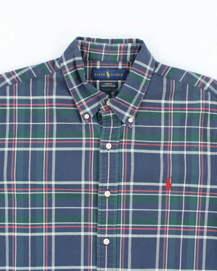 Vintage Ralph Lauren Checked Long Sleeve Shirt - L