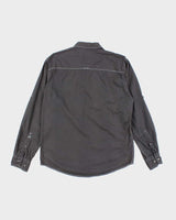 Vintage Y2k 00s Point Zero Studded Long Sleeve Shirt - M