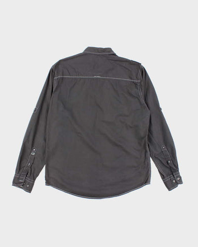 Vintage Y2k 00s Point Zero Studded Long Sleeve Shirt - M