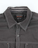 Vintage Y2k 00s Point Zero Studded Long Sleeve Shirt - M