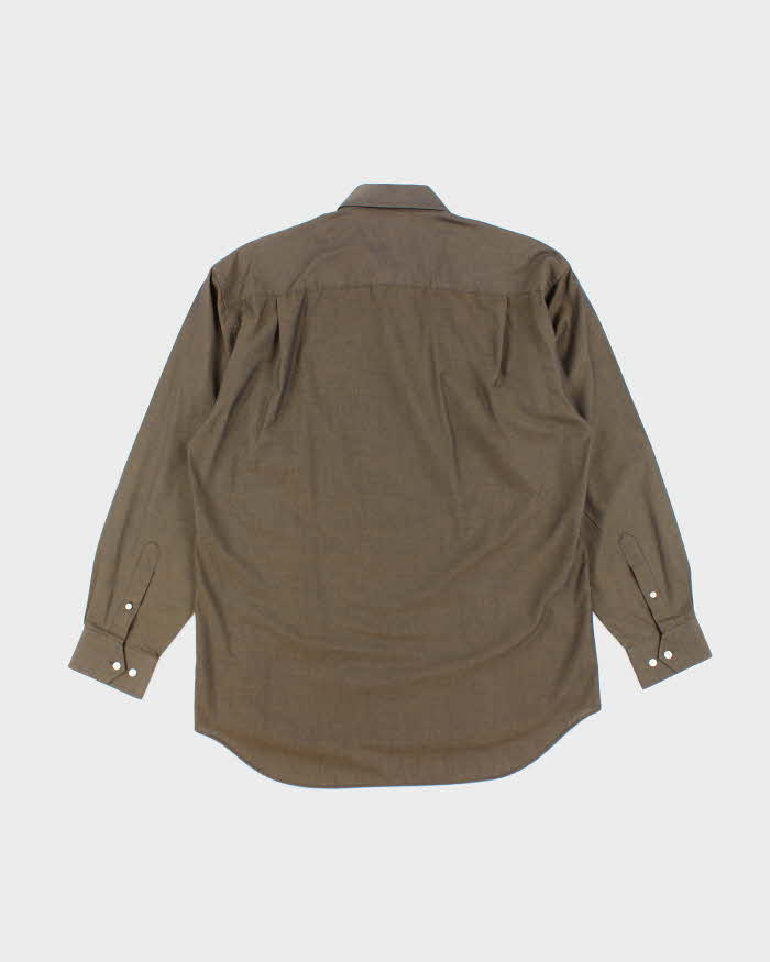 Vintage Christian Dior Iridescent Long Sleeve Shirt - XL