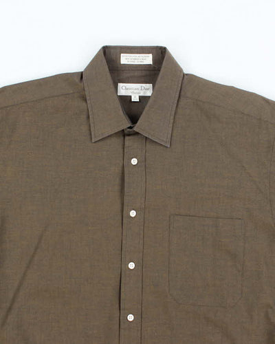 Vintage Christian Dior Iridescent Long Sleeve Shirt - XL