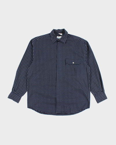 Vintage Valentino Polka Dot Long Sleeve Shirt - XL