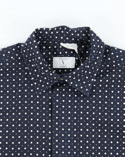 Vintage Valentino Polka Dot Long Sleeve Shirt - XL