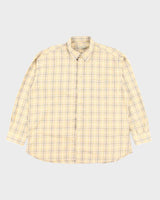 Vintage Y2K Burberry Checked Button Up Shirt - XL