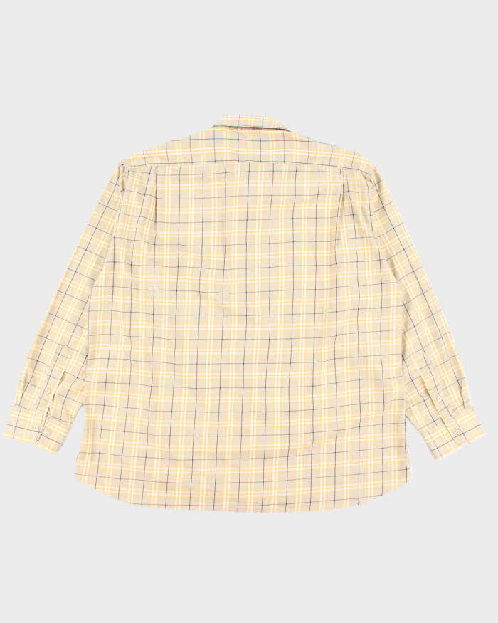 Vintage Y2K Burberry Checked Button Up Shirt - XL