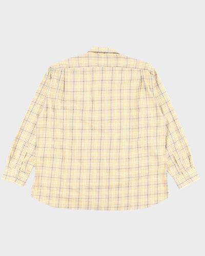 Vintage Y2K Burberry Checked Button Up Shirt - XL