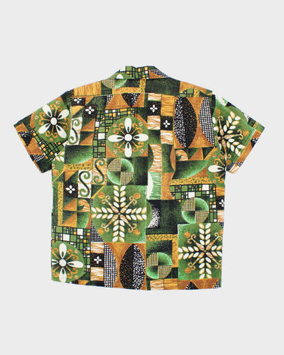 Vintage 70s Tropical Hawaiian Shirt - L