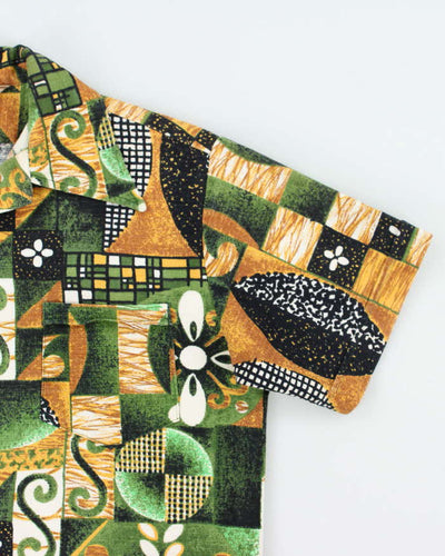 Vintage 70s Tropical Hawaiian Shirt - L