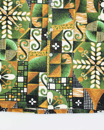 Vintage 70s Tropical Hawaiian Shirt - L