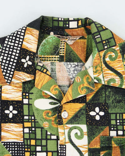 Vintage 70s Tropical Hawaiian Shirt - L