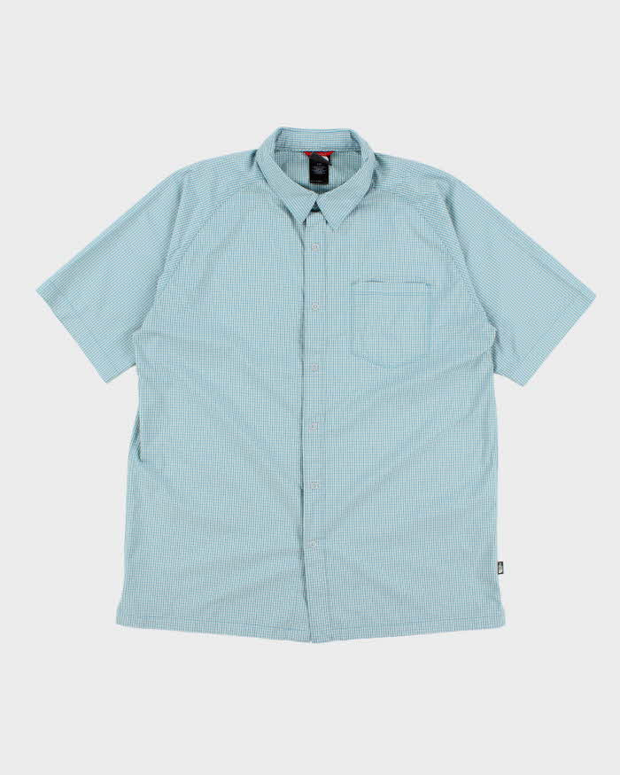 Vintage The North Face Checked Short Sleeve Shirt - L