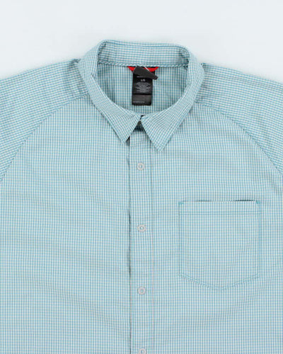 Vintage The North Face Checked Short Sleeve Shirt - L