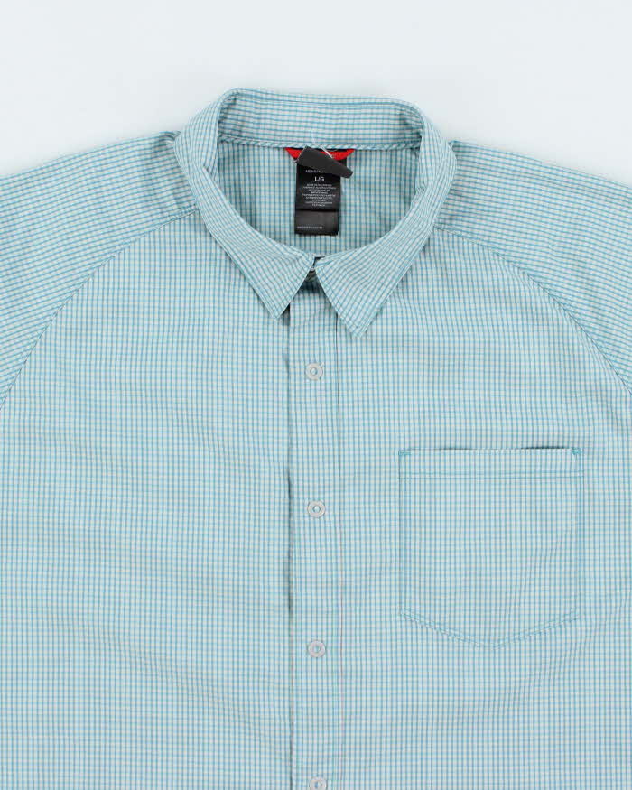 Vintage The North Face Checked Short Sleeve Shirt - L