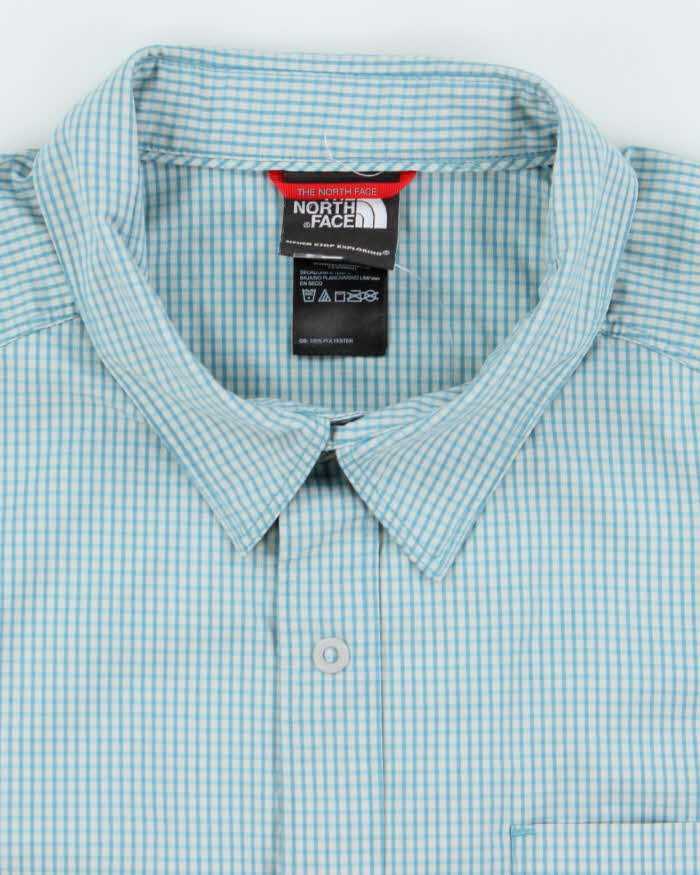 Vintage The North Face Checked Short Sleeve Shirt - L