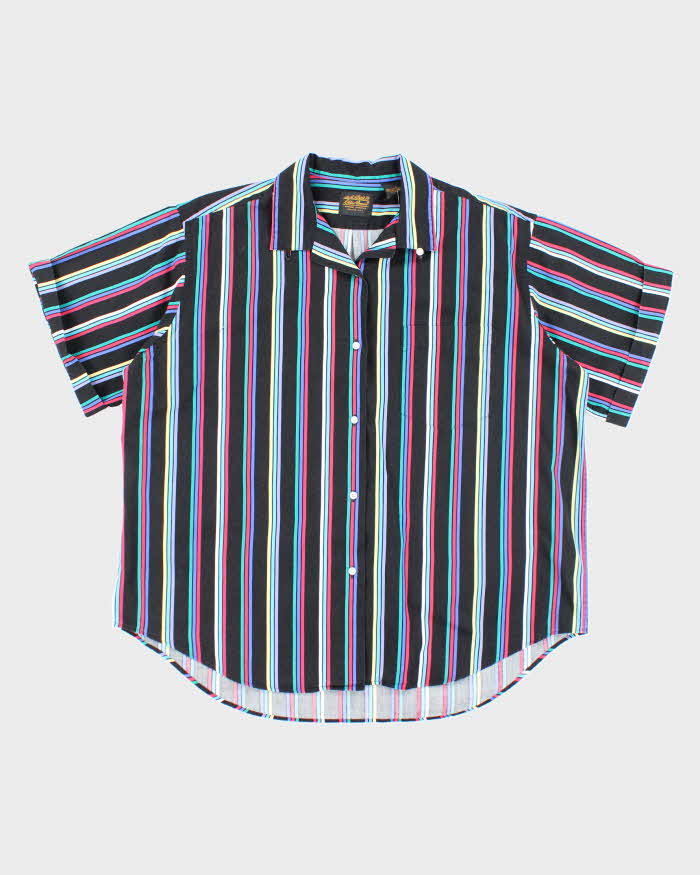 Vintage Eddie Bauer Striped Short Sleeve Shirt - L