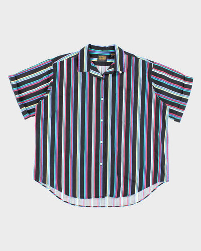 Vintage Eddie Bauer Striped Short Sleeve Shirt - L