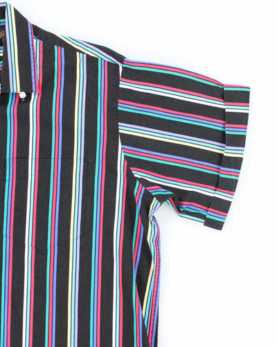 Vintage Eddie Bauer Striped Short Sleeve Shirt - L