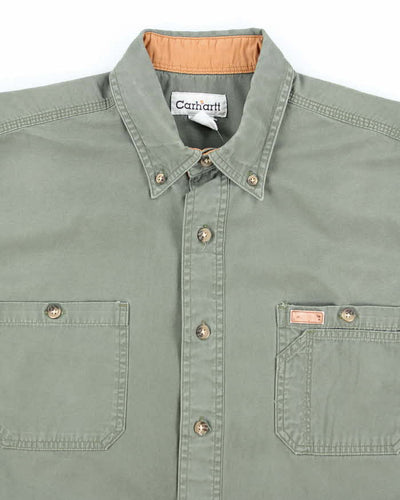 Vintage Carhartt Heavyweight Short Sleeve Shirt - L
