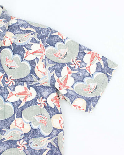 Vintage 00s Kahala Quart-Button Hawaiian Shirt - M