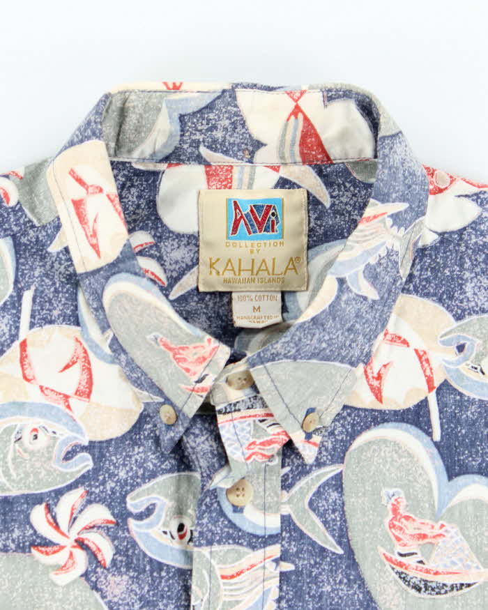 Vintage 00s Kahala Quart-Button Hawaiian Shirt - M