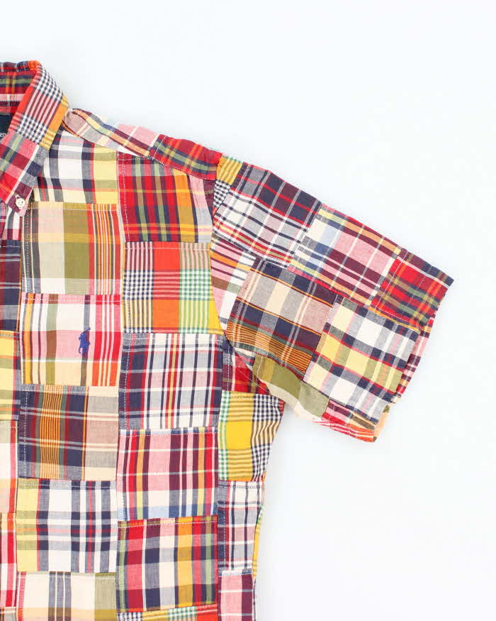 Vintage Ralph Lauren Checked Patchwork Shirt - L