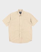 Vintage Arnold Palmer Checked Short Sleeve Shirt - XL