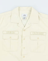 Vintage Y2k 00s Armani Exchange Short Sleeve Shirt - L