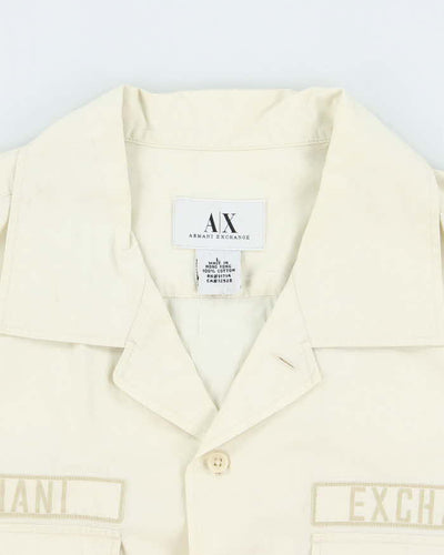 Vintage Y2k 00s Armani Exchange Short Sleeve Shirt - L