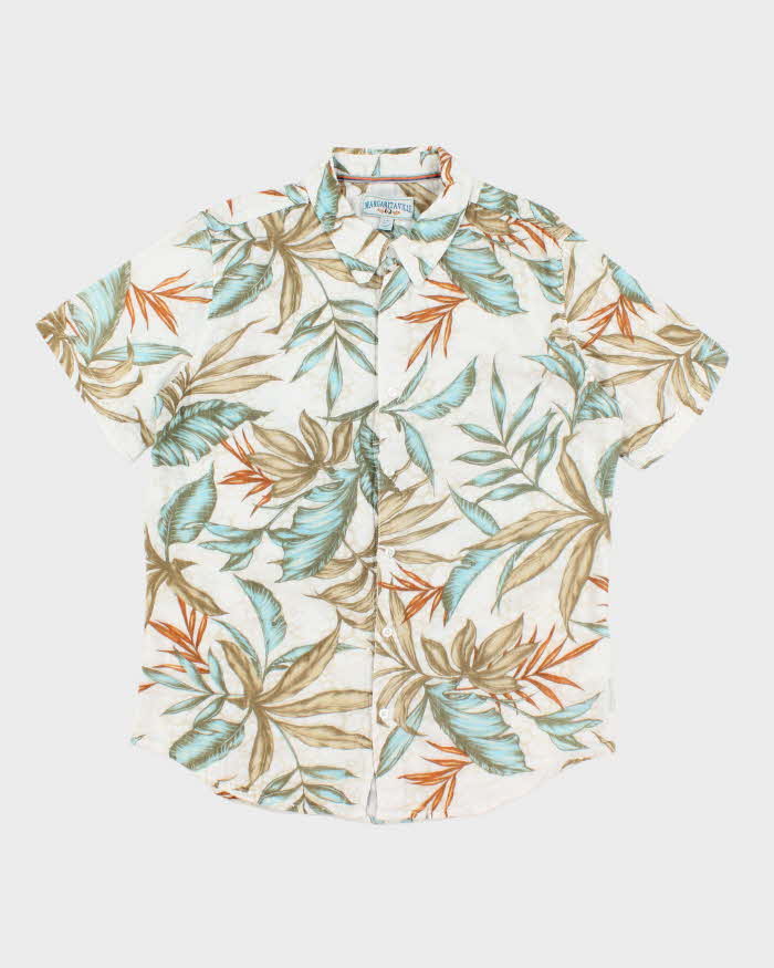 Vintage Margarita Ville Jimmy Buffet Hawaiian Shirt - L