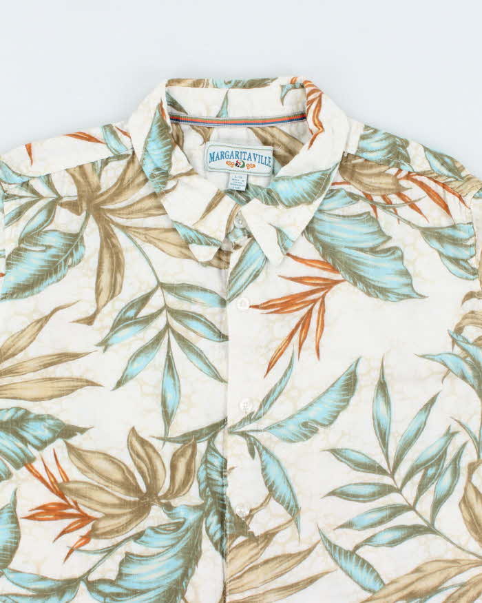 Vintage Margarita Ville Jimmy Buffet Hawaiian Shirt - L