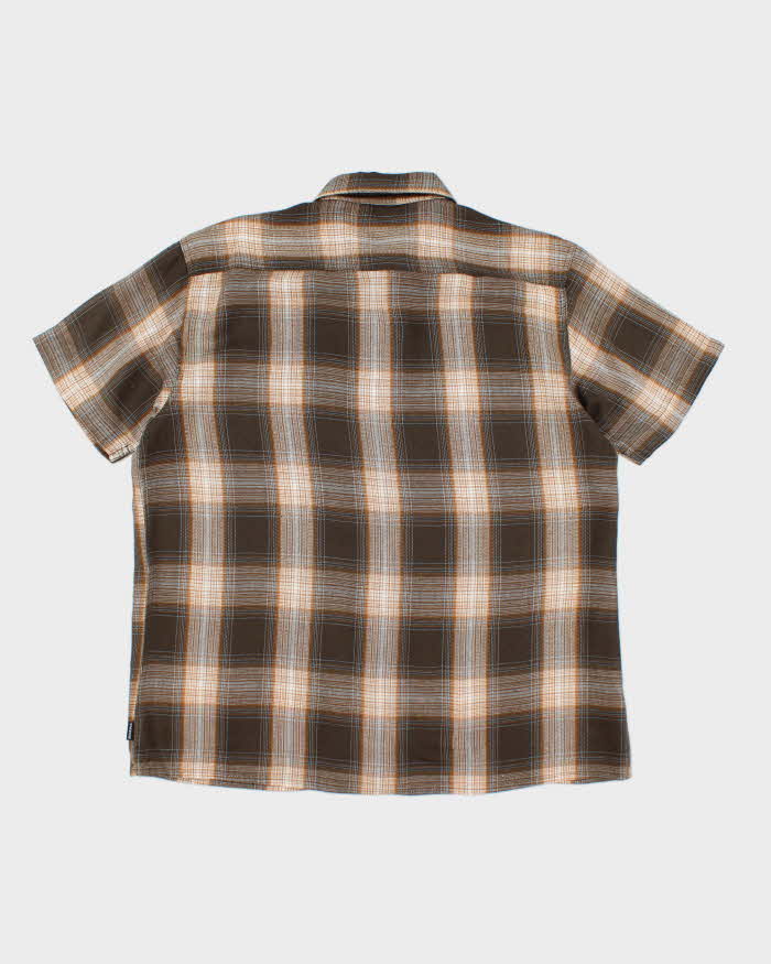 Vintage Dickies Woven Checked Short Sleeve Shirt - XL